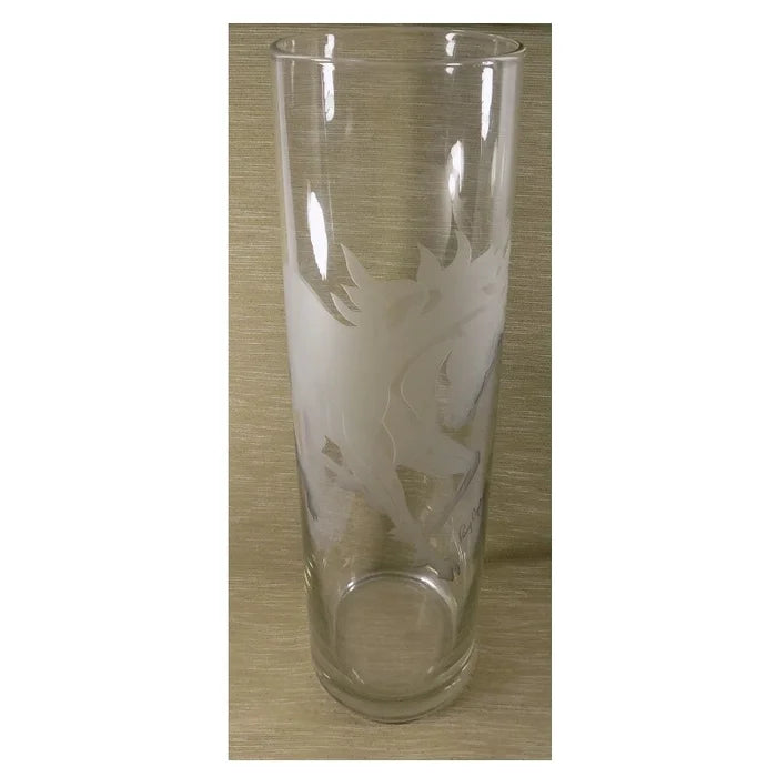 Unicorn Art Glass Vase by Perry Coyle