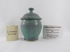 Ohio Ceramic Artist Arts and Crafts Style Lidded Jar