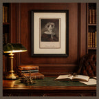 Marcia Van Ness Historical Antique Steel Engraving