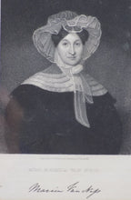 Marcia Van Ness Historical Antique Steel Engraving