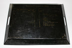 DeWitt Clinton  Albany to Schenectady Steam Train Tole Painted Tray