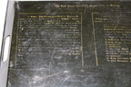 DeWitt Clinton  Albany to Schenectady Steam Train Tole Painted Tray