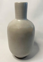 Alaska Art Hand Painted Pottery Walrus Vase-plain Back view