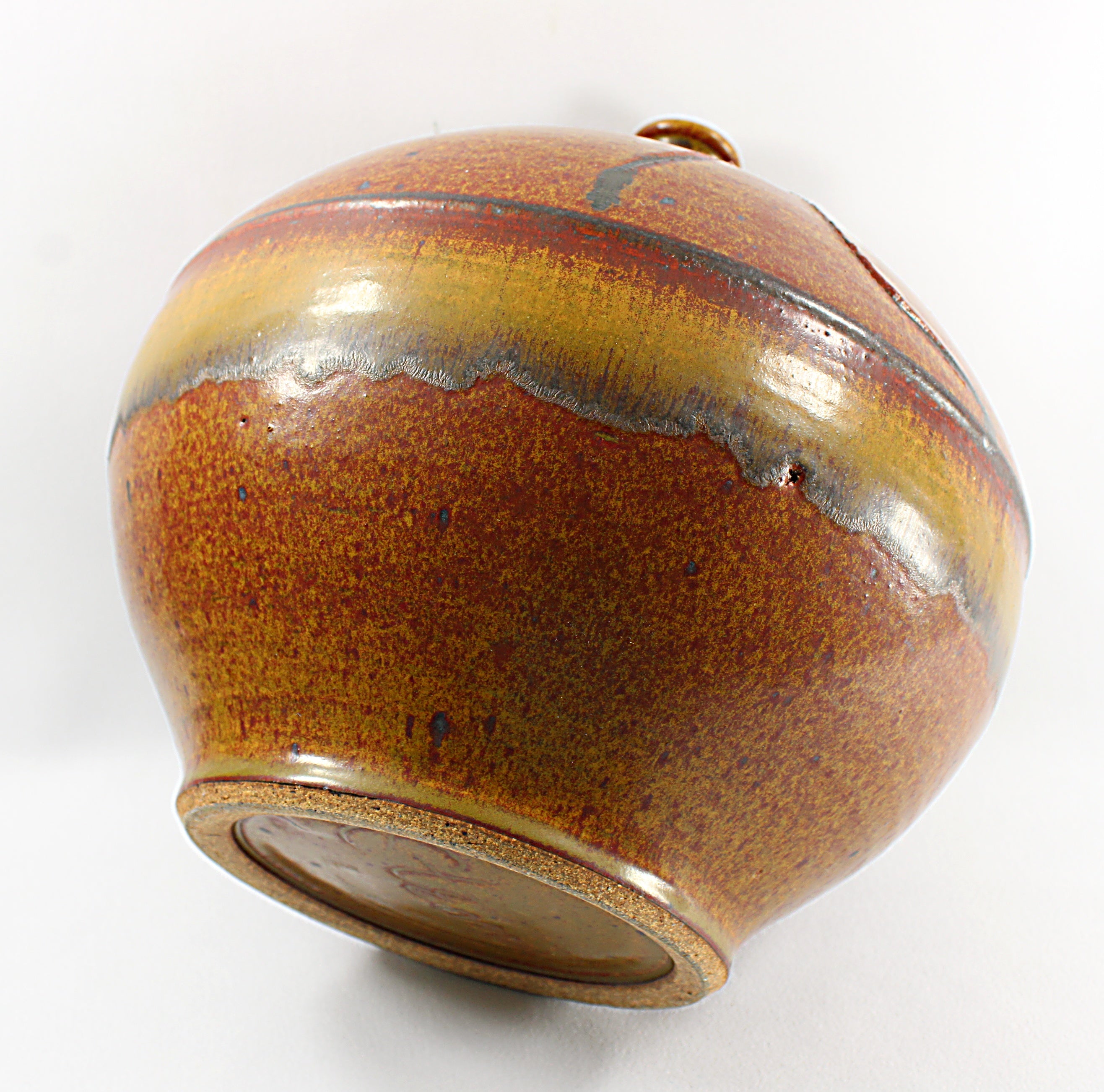 Studio Art Pottery XL Weed Pot Signed Stearns