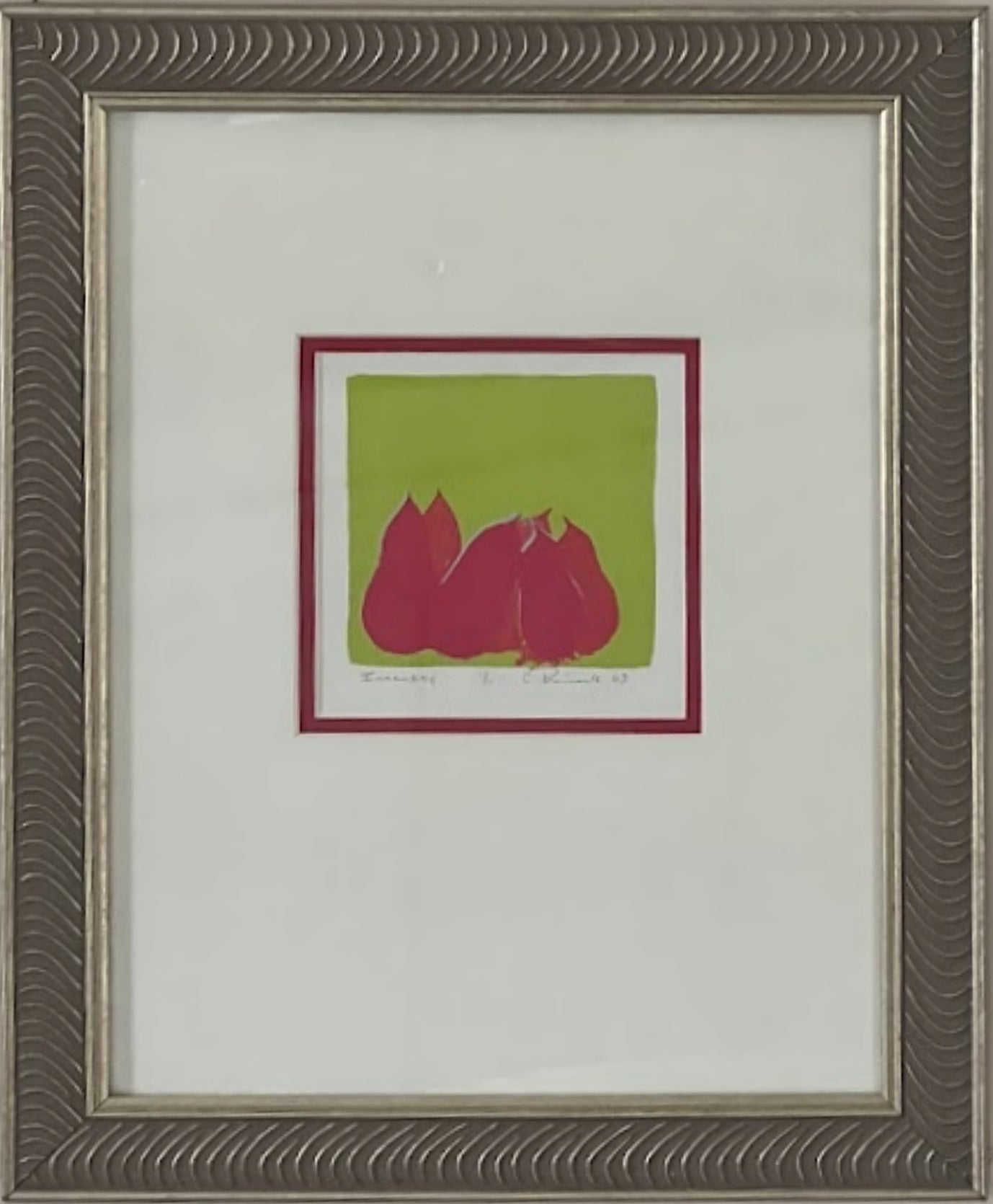 Oregon Artist Candace Primack Framed Print alone framed