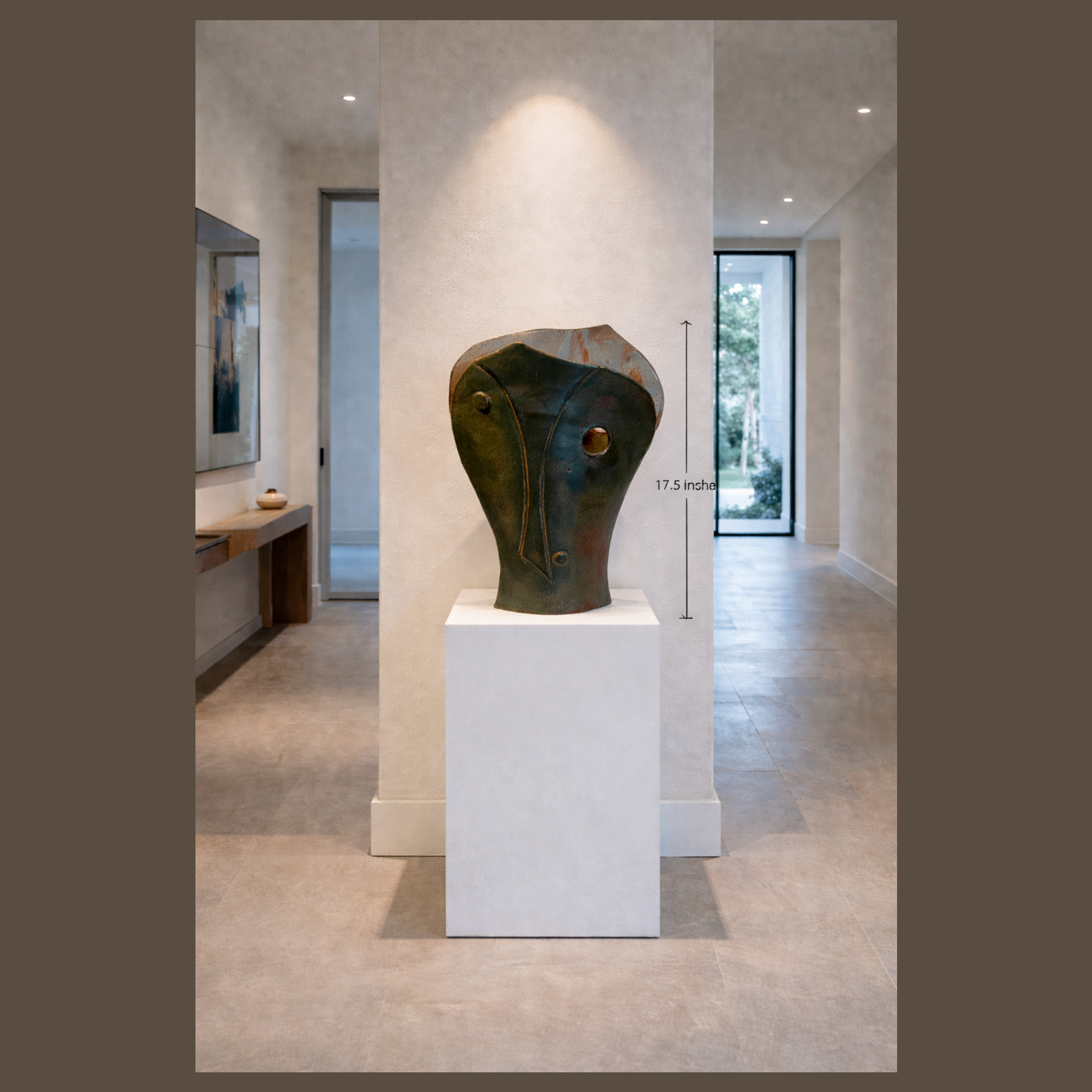 Ceramic Sculpture Vase by Nancy Kibens
