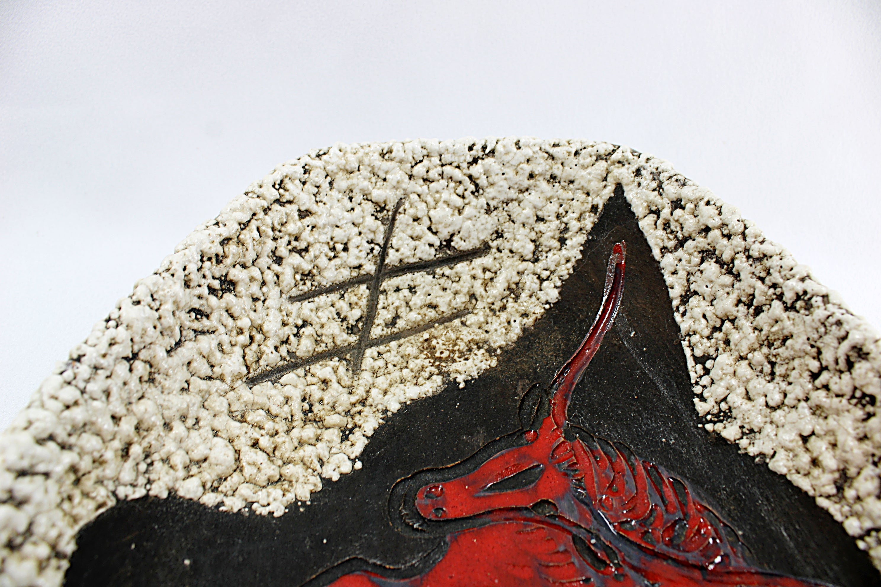 Red Bull Mid Century Modern Fat Lava Bowl