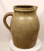 What Cheer Iowa Antique Salt Glazed Stoneware Pitcher