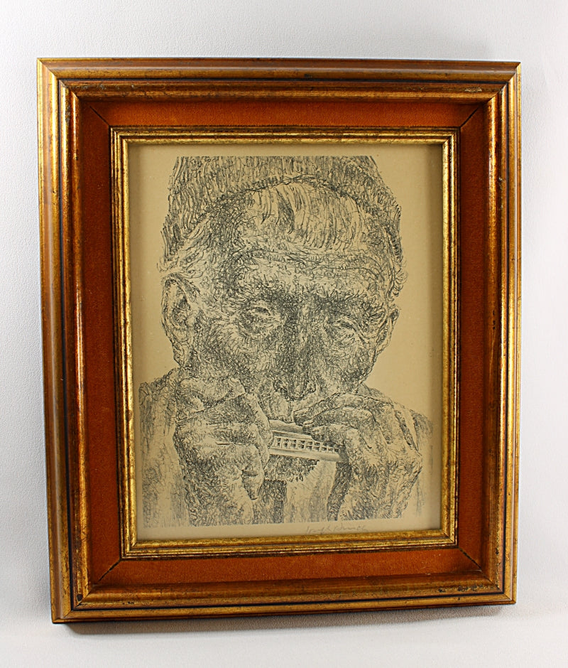 Pencil Signed Joseph Hirsch Lithograph