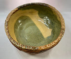 Florida Old River Run Pottery Bowl inside bowl view