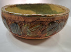 Florida Old River Run Pottery Bowl Carved side View