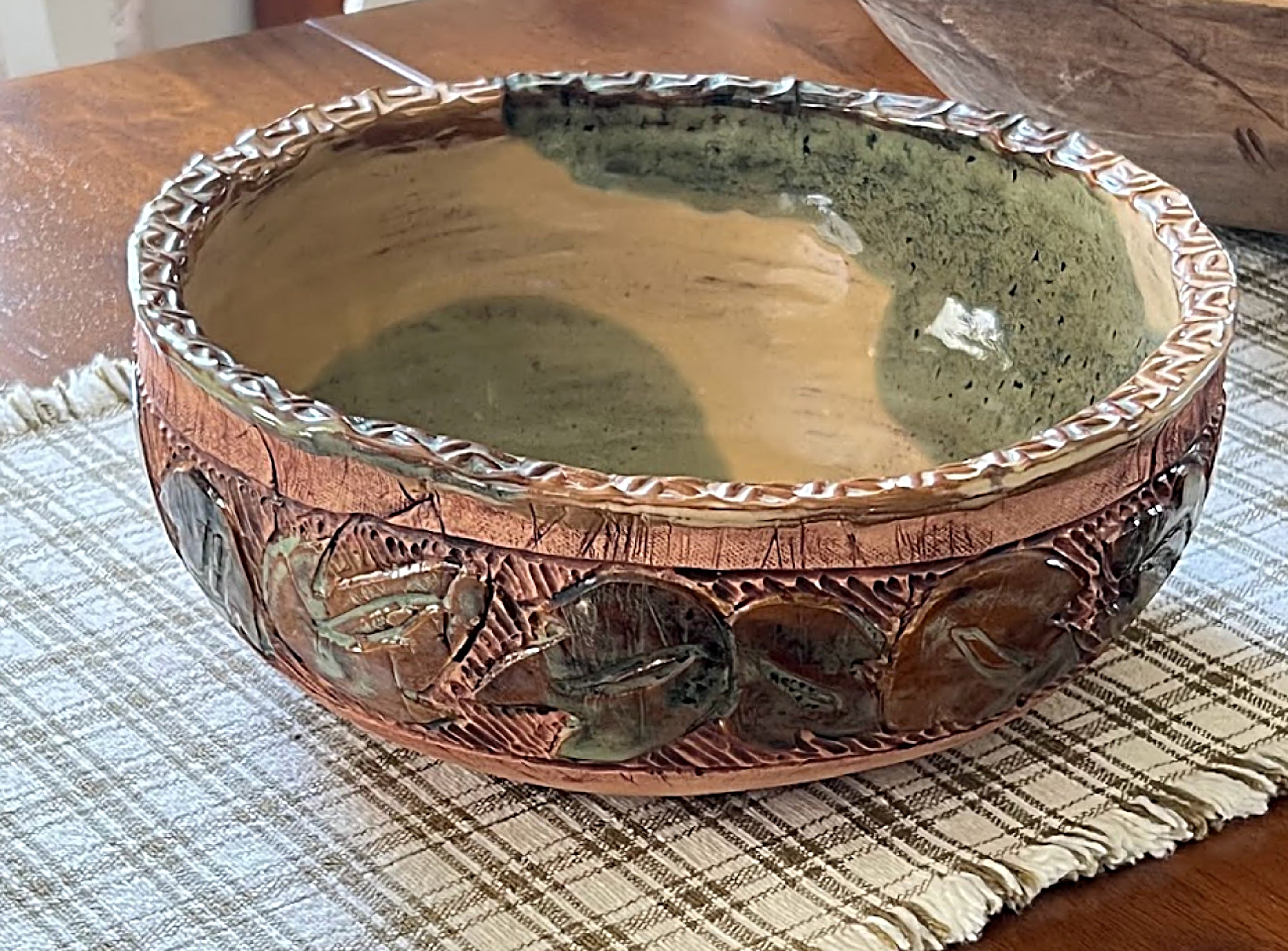 Florida Old River Run Pottery Bowl