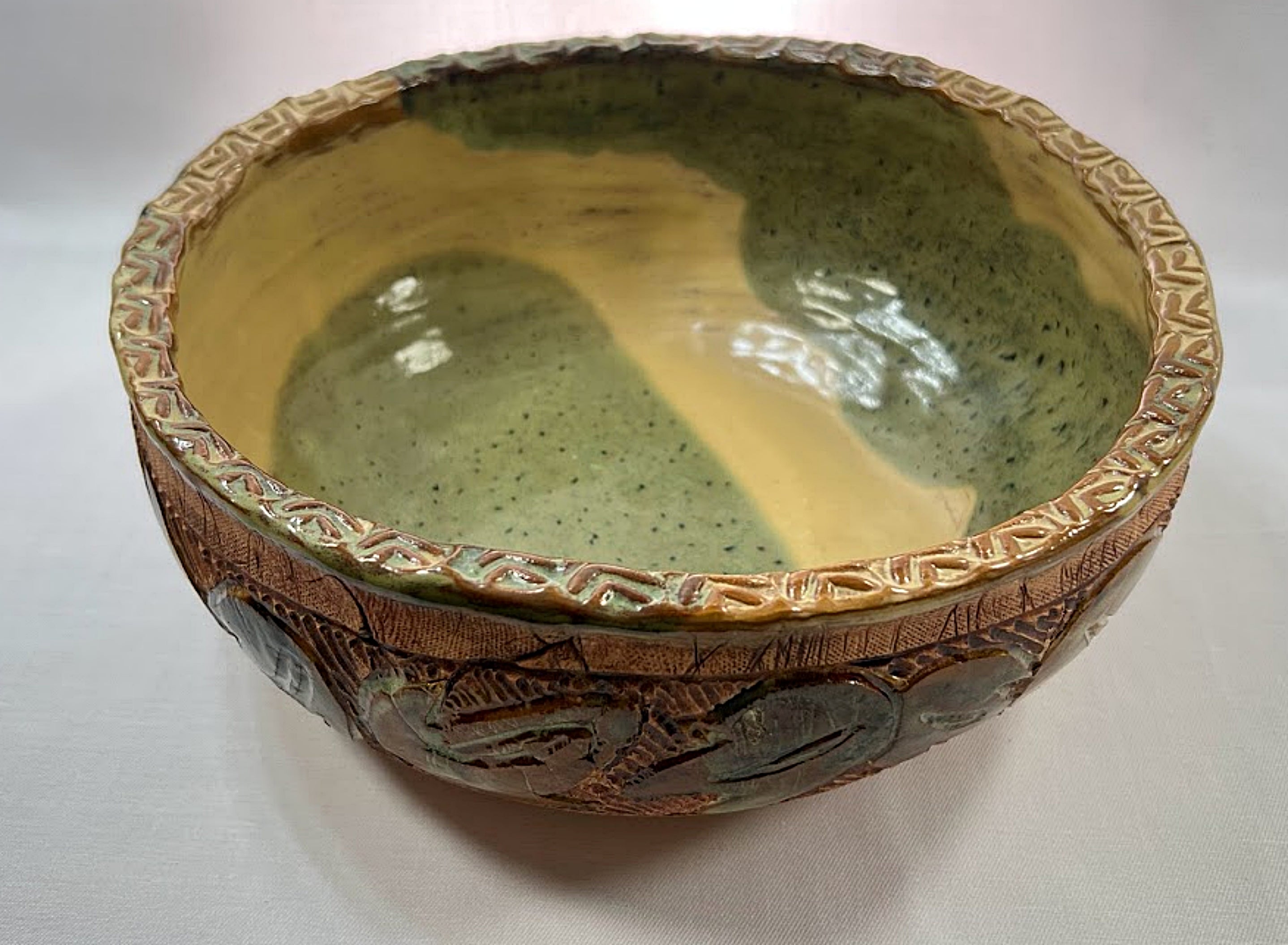 Florida Old River Run Pottery Bowl