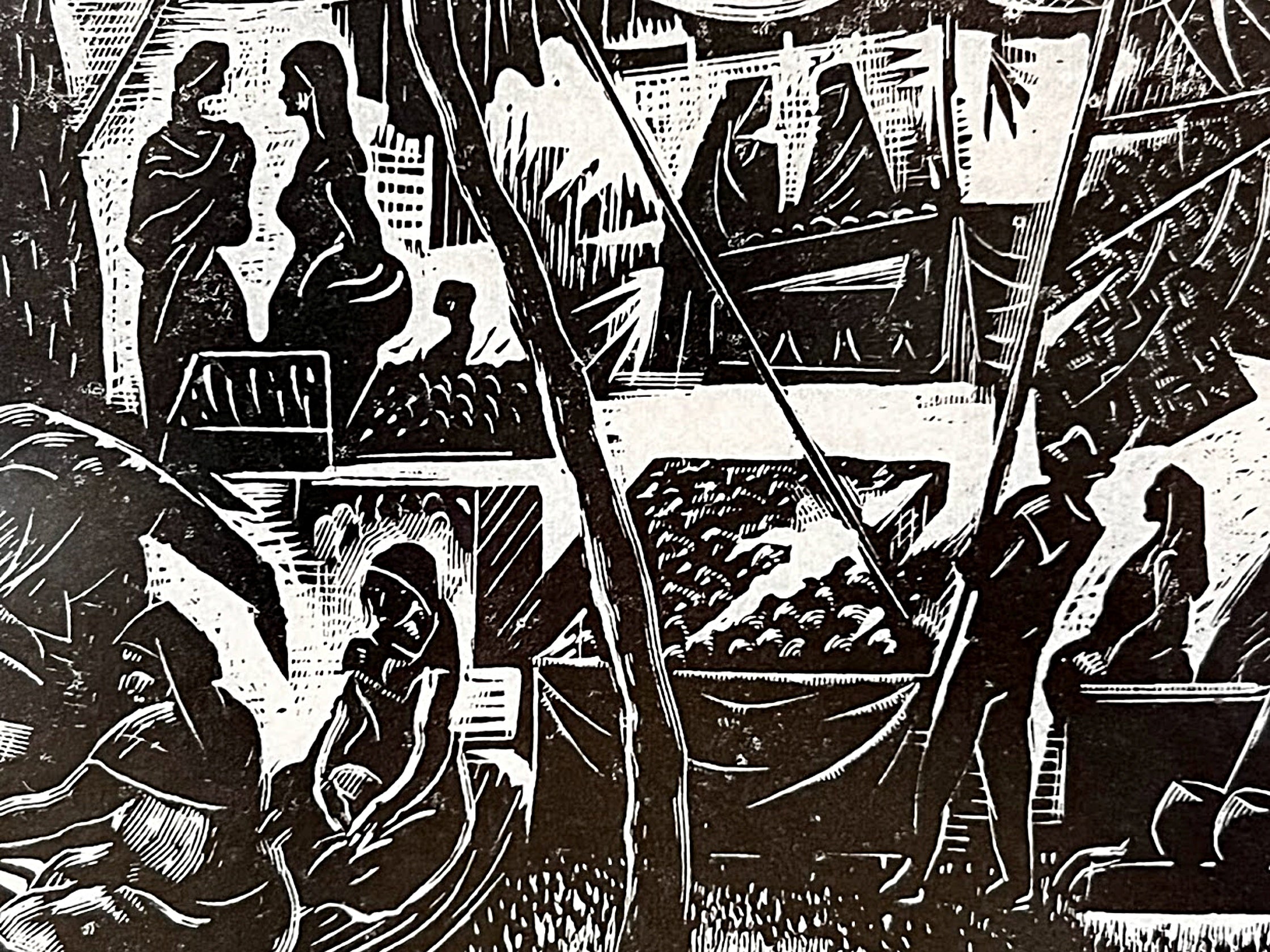 Framed First Edition of Market in Patzcuaro by Surendorf