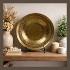 Hand Hammered Italian Brass Tray