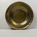 Hand Hammered Italian Brass Tray