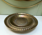 Hand Hammered Italian Brass Tray