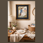 Fabric Art Stenciled Embroidering a Quilt by Madonna Ferguson