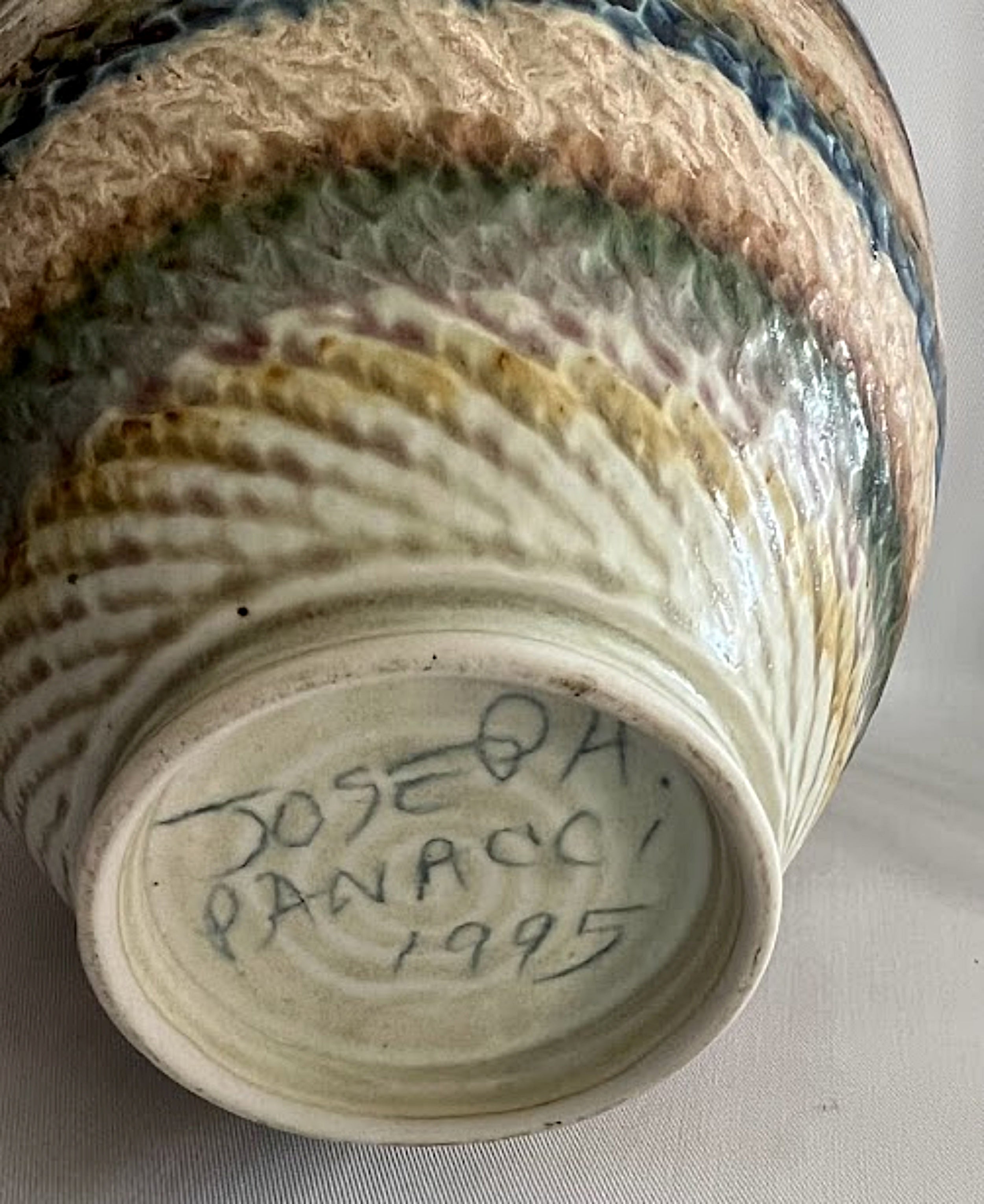 Art Pottery Vase by Joseph Panacci Canada