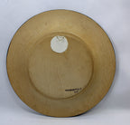 Folk Art Wooden Wall Plate Pennsylvania Dutch