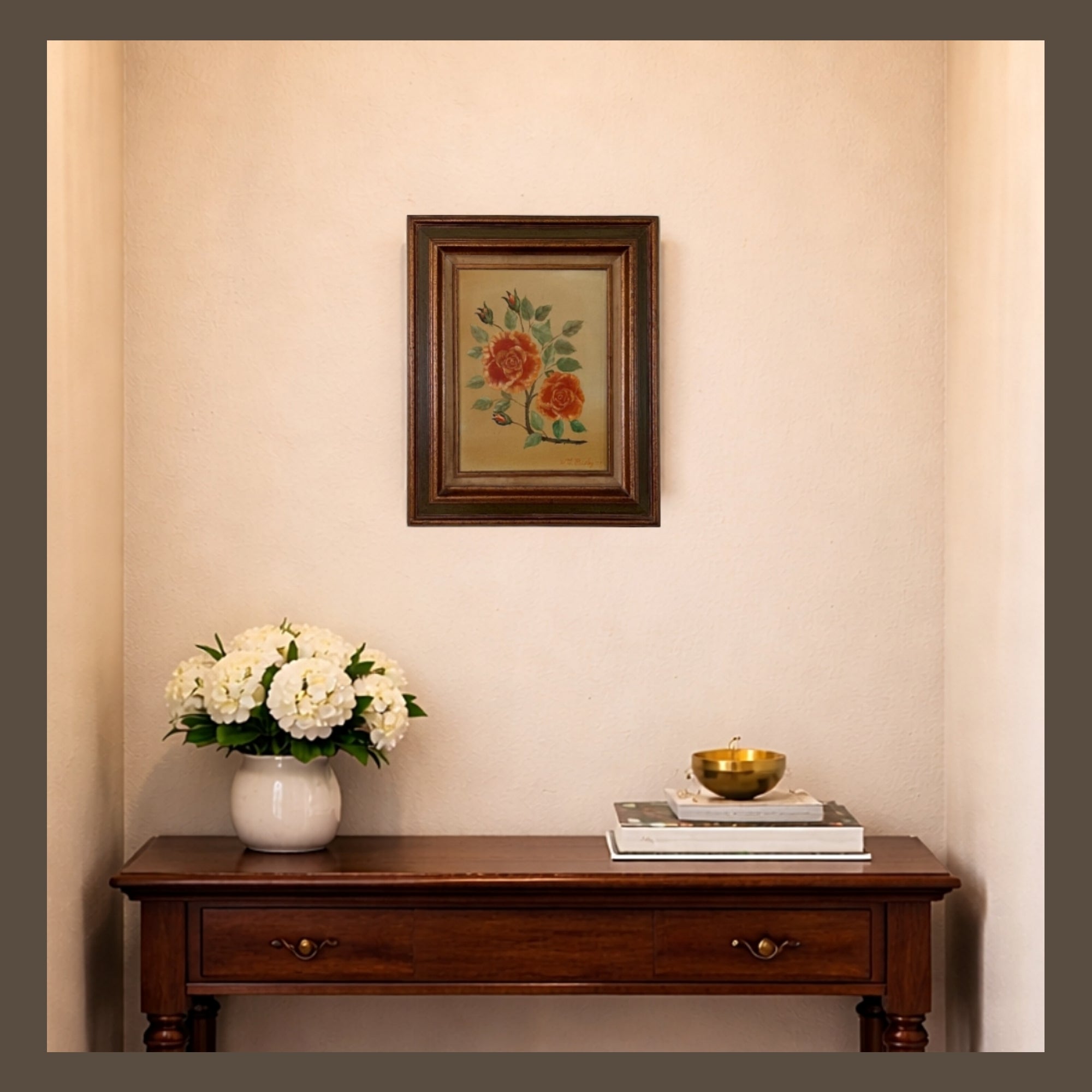 Roses Original Painting by W. T. Presley