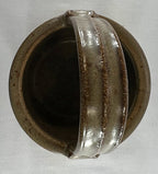 Studio Art Pottery Basket  Signed