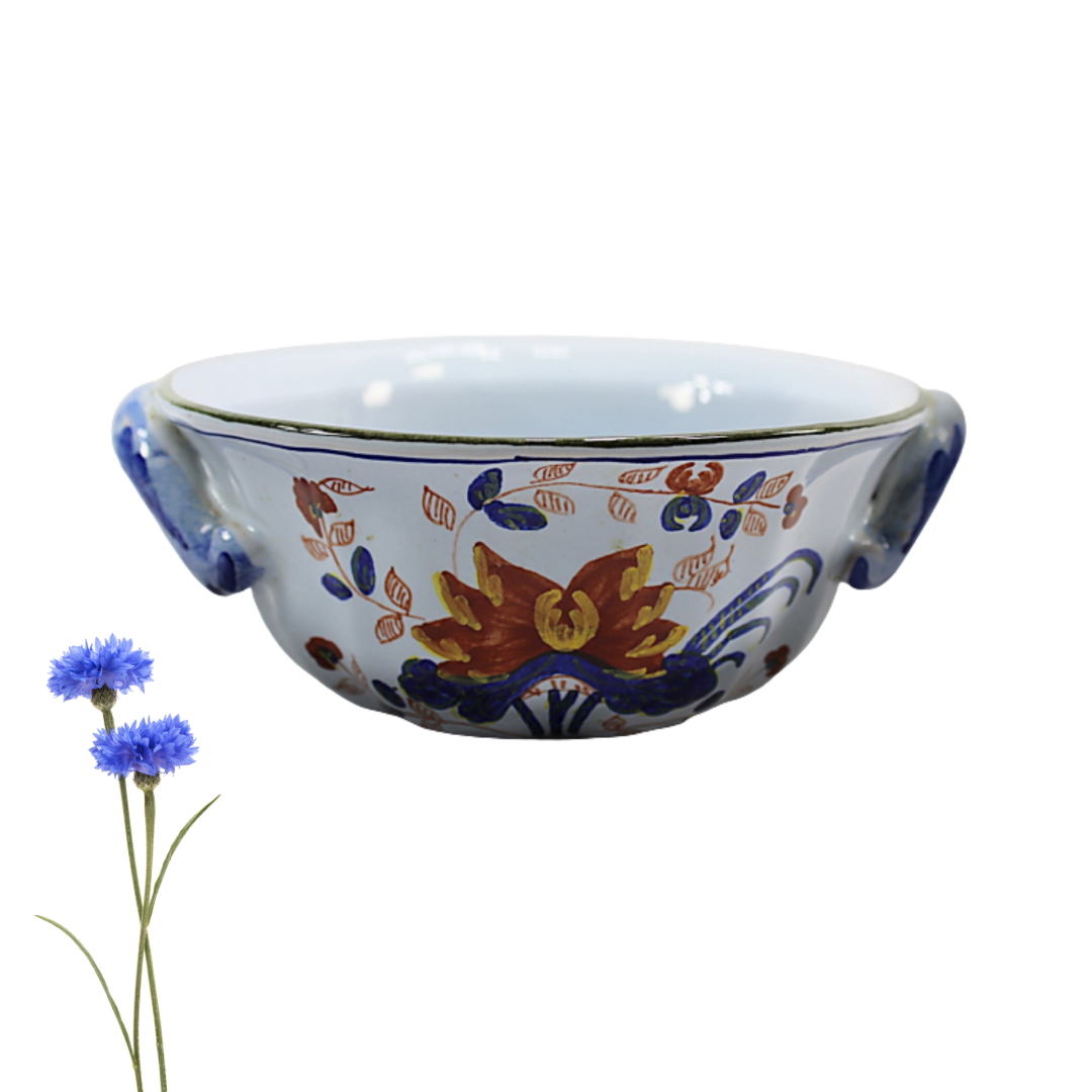 Majolica Bowl Hand Painted for Tiffany and Company