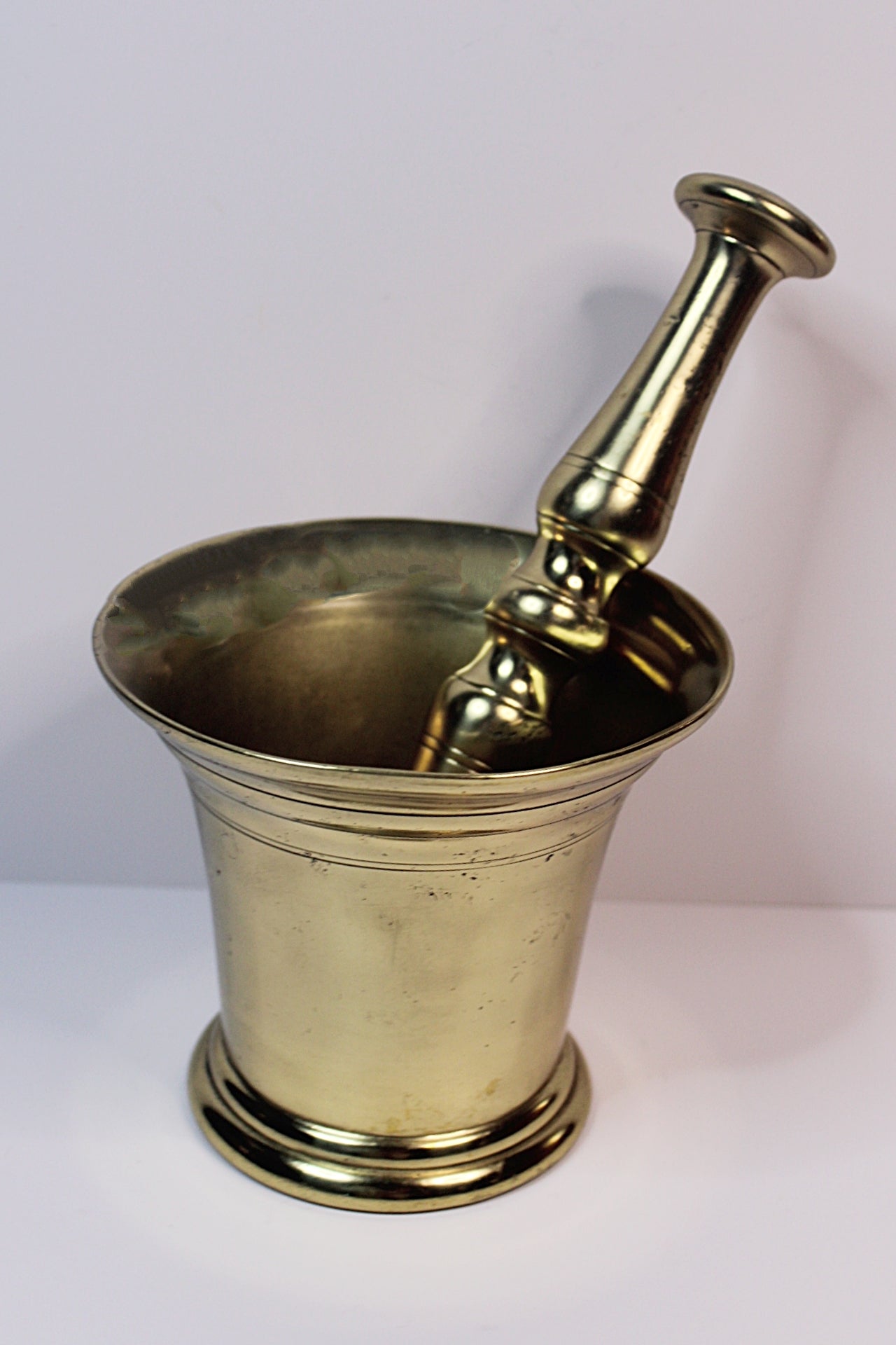 Brass Antique Mortar and Pestle