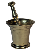 Brass Antique Mortar and Pestle