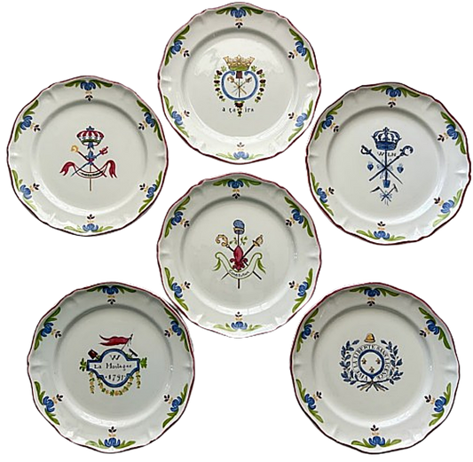 French Revolution Bicentennial Plates from Saint Amand