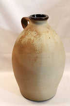 Studio Stoneware Pottery Jug by Ernest Gentry plain background