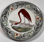 Antique Audubon Flamingo Plate 10 Inches
