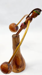 Folk Art Wood Balance Toy of a Native American