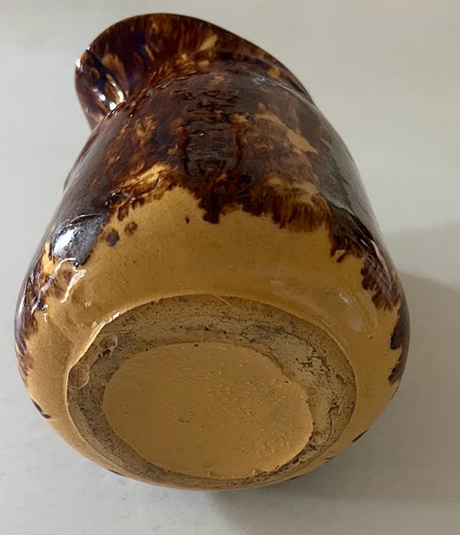 Rockingham Glaze Yellow Ware Antique Pitcher