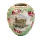 Italian Porcelain Souvenir Antique Vase of Palazzo Ducale
