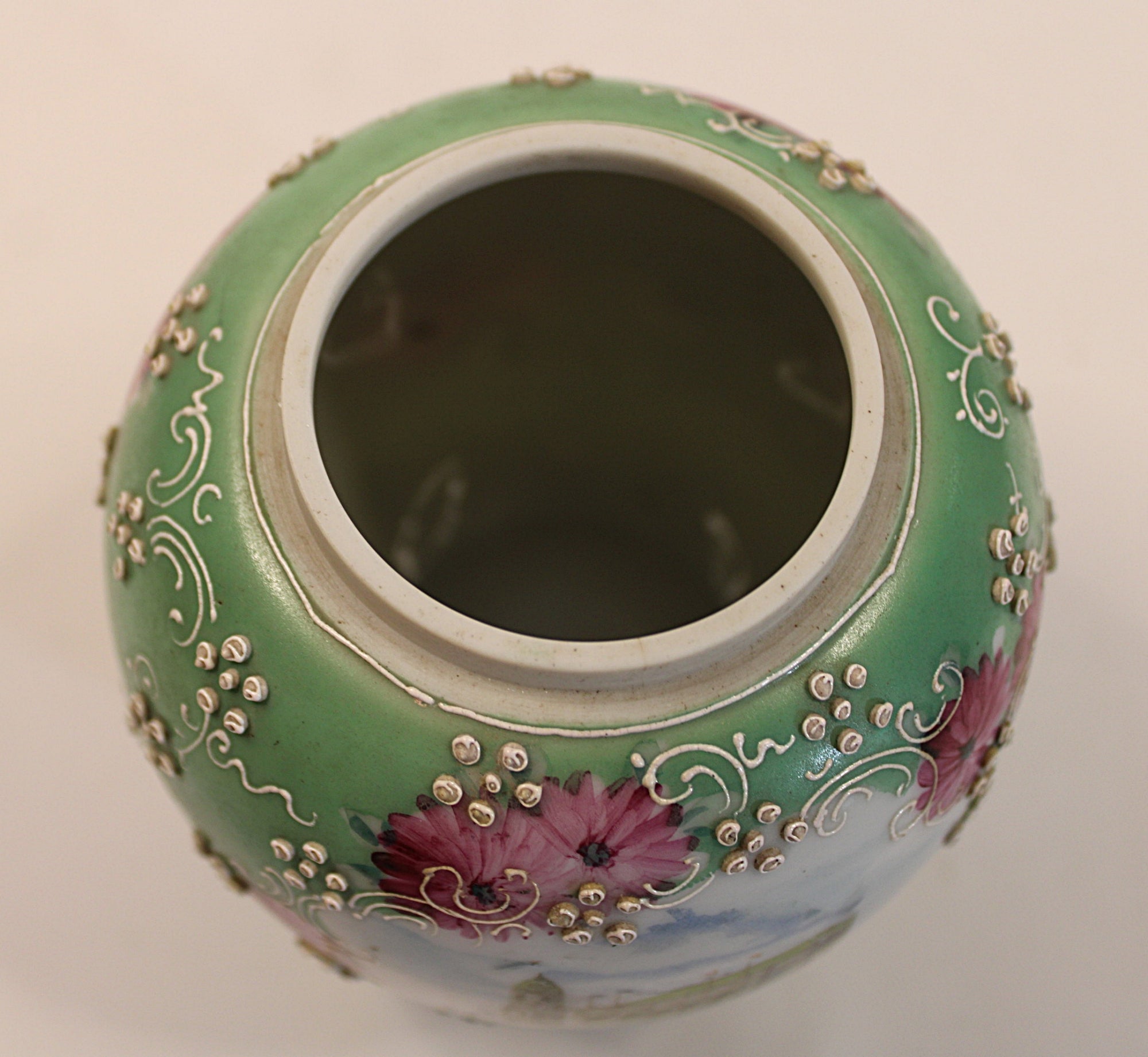 Italian Porcelain Souvenir Antique Vase of Palazzo Ducale
