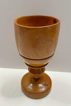 Maple Hand Turned Antique Wood Goblet
