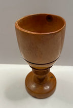 Maple Hand Turned Antique Wood Goblet