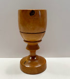 Maple Hand Turned Antique Wood Goblet