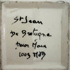 French Faience Trinket Dish by Saint-Jean de Bretagne