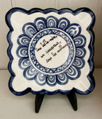French Faience Trinket Dish by Saint-Jean de Bretagne