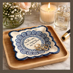 French Faience Trinket Dish by Saint-Jean de Bretagne