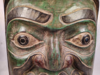 Indigenous Vintage Wall Mask Carved and Painted
