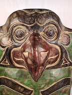 Indigenous Vintage Wall Mask Carved and Painted