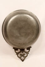 Large Vintage French Pewter Porringer by Les Etains de Paris Showing Bottom