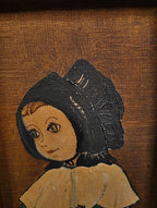 Oils on Canvas Framed Amish Children by Dolores Hackenberger
