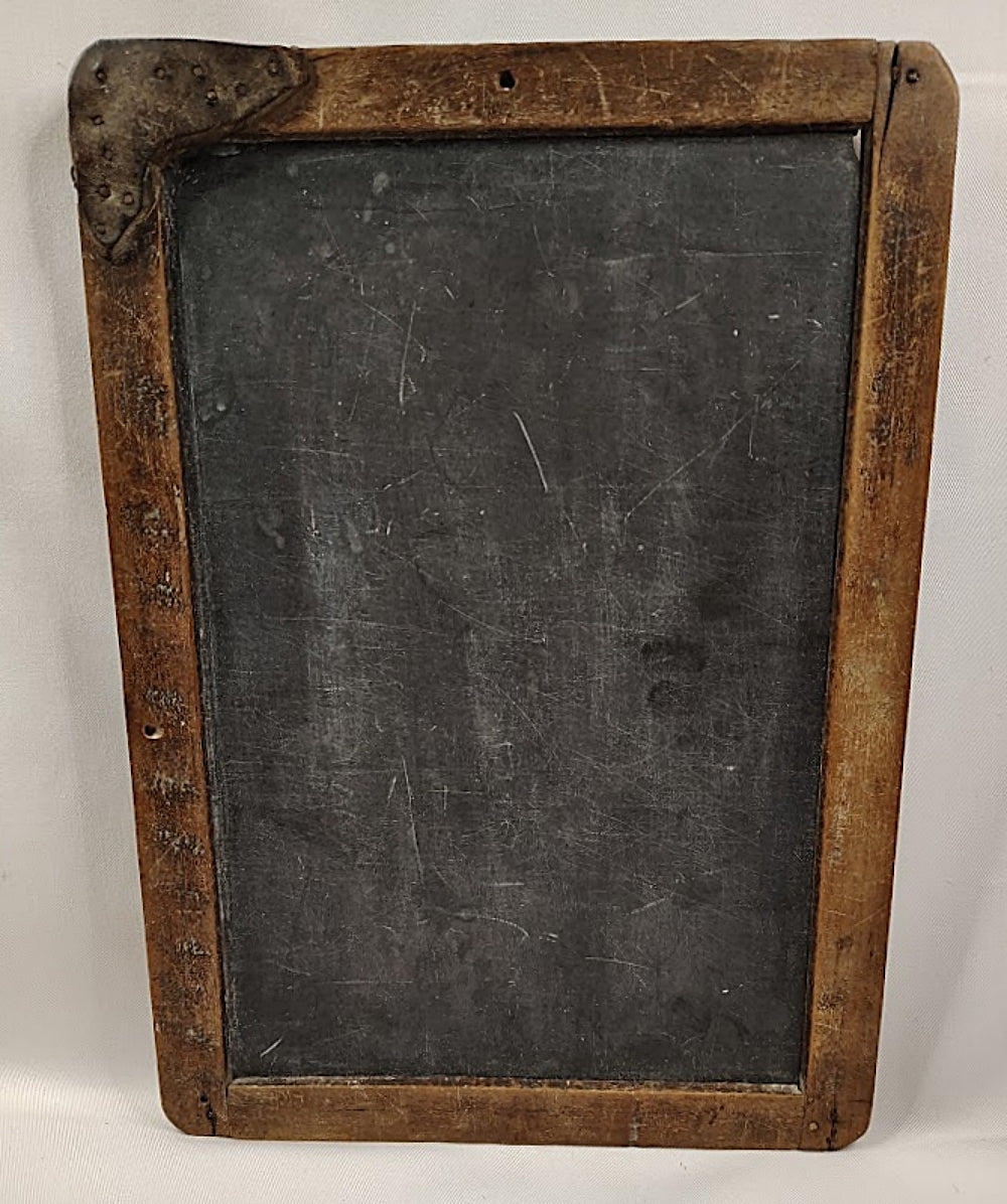 Antique Pine Chalk Board Before Paper And Pencils Became Common
