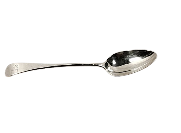 Antique Sterling Silver Serving Spoon London England