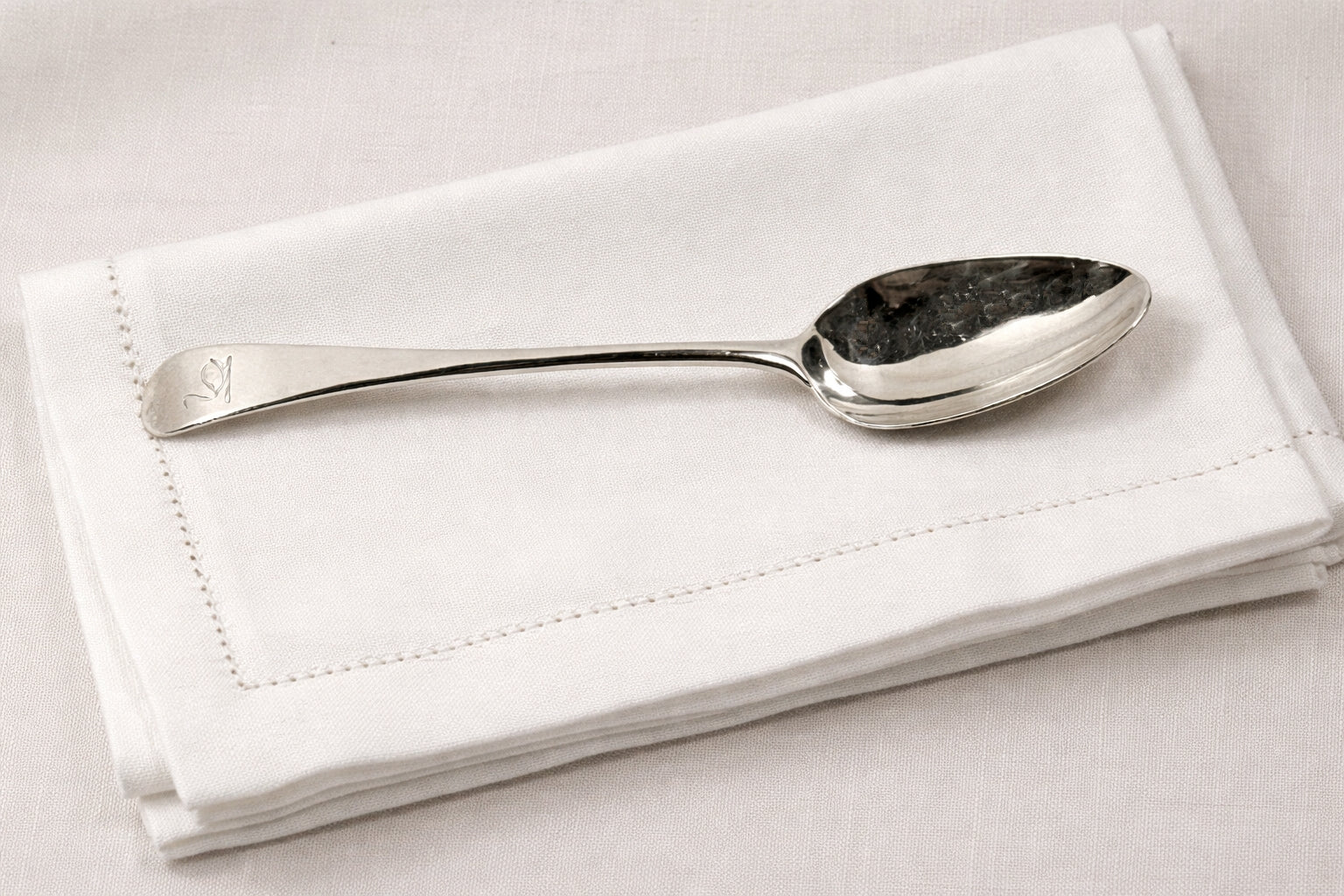 Antique Sterling Silver Serving Spoon London England