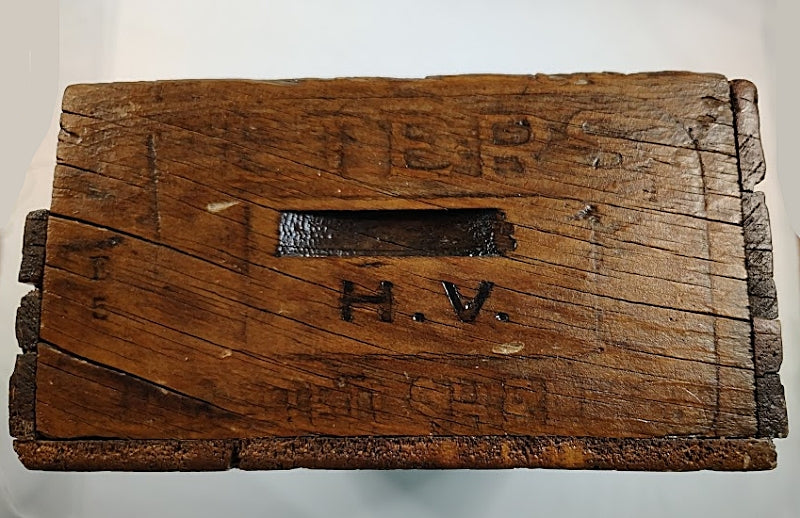 Handmade Primitive Wood Carrier